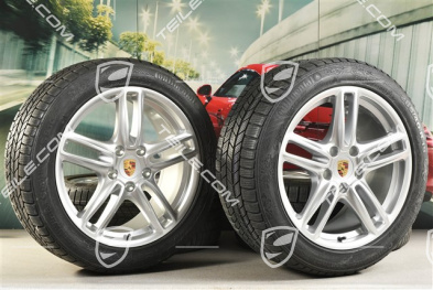 19" Panamera TURBO Winterräder Satz, Felgen 9J x 19 ET 60 + 10J x 19 ET61 + Winterreifen 255/45 R19 + 285/40 R19