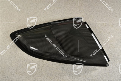 GT4RS pakiet Weissach, Wlot powietrza zamiast szyby bocznej, carbon połysk, R