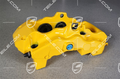 PCCB Fixed calliper without pads, for ceramic brakes, yellow, R