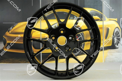 20" Komplet felg RS Spyder, 9,5J x 20 ET65 + 10,5J x 20 ET65, przeznaczone do opon zimowych, czarny wysoki połysk