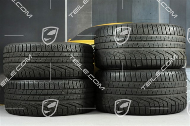 19" Winterräder Satz Carrera, Felgen 8,5J x 19 ET54 + 11J x 19 ET48 + NEUE Winterreifen 235/40 R19 + 295/35 R19, ohne RDK-Sensoren