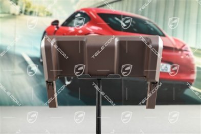 Cover trim for centre seat rail, Backseat, Truffle Brown