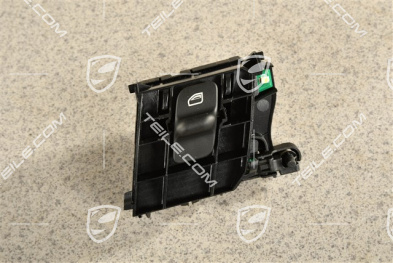 Schalter, Fensterheber, Beifahrerseite, Satin schwarz,