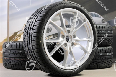 20" koła zimowe, komplet Carrera S (IV), felgi 8,5J x 20 ET49 + 11J x 20 ET56 + opony zimowe Pirelli Sottozero II 245/35 R20 + 295/30 R20