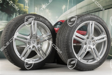 20" Winterräder Satz "Panamera Turbo", Felgen 9,5 J x 20 ET71 + 10,5 J x 20 ET71 + Michelin Pilot Alpin 4 Winterreifen 275/40 R20 + 315/35 R20