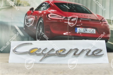 Napis / logo „Cayenne”, chrom