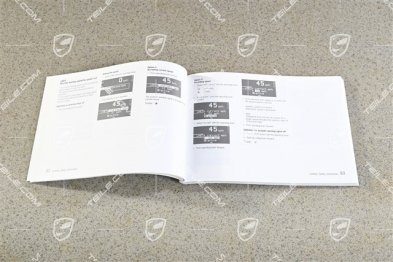 Driver's Manual / Handbook 911 997.1