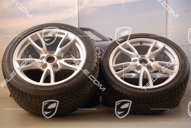 18" Winterräder Satz Carrera IV, Felgen 8J x 18 ET57 + 11J x 18 ET51 + NEUE Reifen 235/40 R18 + 295/35 R18