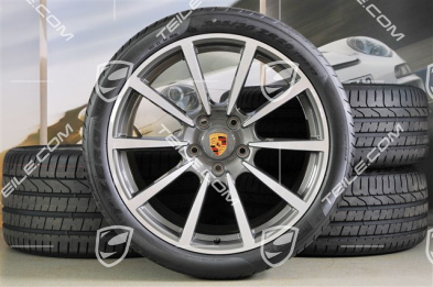 20" Sommerräder Satz Carrera Classic II, Felgen 8,5J x 20 ET51 + 11J x 20 ET52 + Reifen 245/35 ZR20 + 305/30 ZR20, ohne RDK-Sensoren
