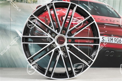 20-inch wheel rim set Turbo IV, 11,5J x 20 ET56 + 9J x 20 ET51, black high gloss