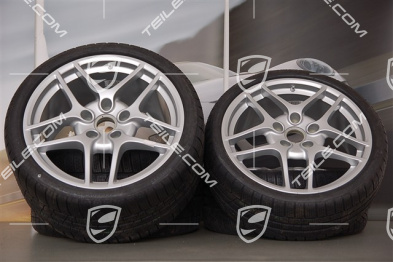 19" Winterräder Carrera S II, Felgen 8J x 19 ET57 + 11J x 19 ET 67, Winterreifen Pirelli Sottozero 235/35 R19 + 295/30 R19, mit RDK-Sensoren 433 MHz