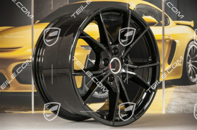 20-inch wheel rim Carrera S (IV), 11J x 20 ET78, for winter wheels, C2/C2S, black high gloss