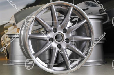 19" Felgensatz Carrera Sport, 8,5J x 19 ET55 + 11,5J x 19 ET50, GT Silver.