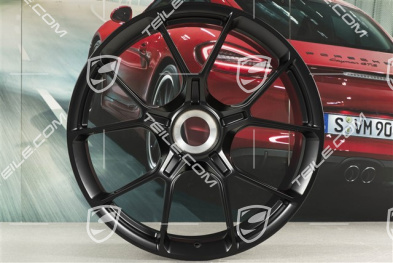 20+21 -inch GT3 wheel rim set, 9,5J x 20 ET46 + 12J x 21 ET45, black satin mat