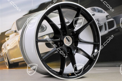 20" Felge Carrera S III, 11J x 20 ET70, Felgenstern in Schwarz Hochglanz