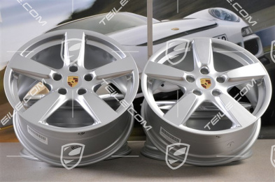19" Komplet felg Cayman S, 8J x 19 x ET 57 + 9,5J x 19 x ET 45