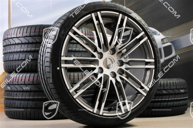 20" Turbo III Sommerräder Satz, 8,5J x 20 ET51 + 11J x 20 ET70, 245/35 ZR20 + 295/30 ZR20, mit RDK-Sensoren