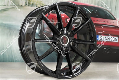 20" Felge Carrera S, 8,5J x 20 ET53, Schwarz Hochglanz