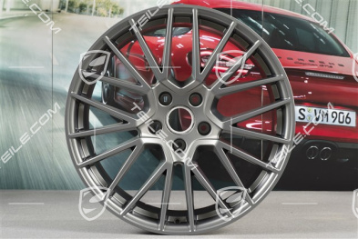 21" Felga Cayenne RS Spyder, 9,5J x 21 ET46, Platinum satynowy półmat