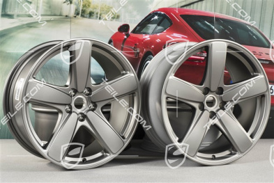 19-inch "Sport Classic" wheel rim set, rims 8,5J x 19 ET21 + 9J x 19 ET21, platinum satin mat