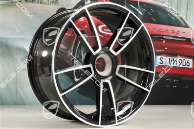 20" Turbo S Felge, 9J x 20 ET41, in Schwarz Hochglanz