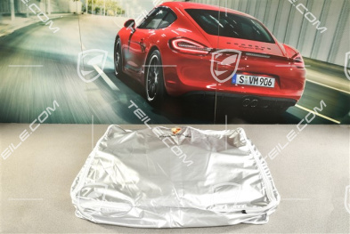Abdeckhülle,Schutzhülle für Draußen farbig Porsche Wappen, Turbo / Turbo S