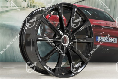 19" Felge Boxster S, 8J x 19 ET57, schwarz hochglanz