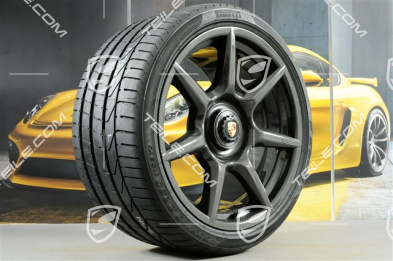 20" 911 Turbo Carbon summer wheel set, wheel rims 9J x 20 ET51 + 11,5J x 20 ET56 + summer tires 245/35 R20 + 305/30 R20, with TPMS