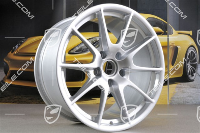 19-inch Boxster Spyder wheel, silver, 10J x 19 ET42