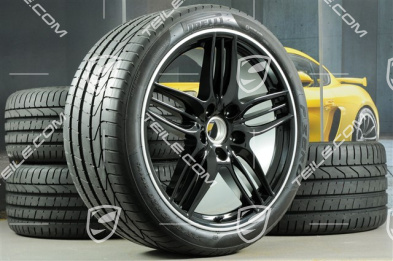 20" Komplet kół letnich SportDesign Black Exclusive, felgi 8,5J x 20 ET51 + 11J x 20 ET52 + opony 245/35 ZR20 + 305/30 ZR20, bez czujników ciśnienia