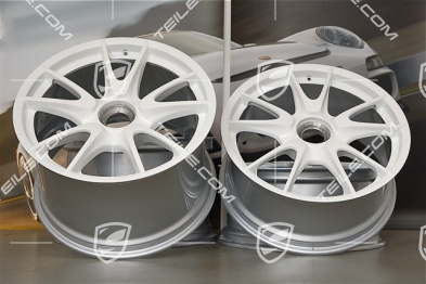 19" GT3 II Komplet felg, białe, przód 8,5J x 19 ET53 + tył 12J x 19 ET63