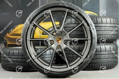 20" Spyder summer wheel set, rims 8.5J x 20 ET57 + 10.5J x 20 ET47 + NEW Pirelli summer tyres 235/35 ZR20 + 265/35 ZR20