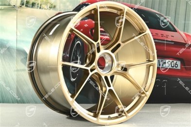 21-inch GT3 rim, 12J x 21 ET45, California Gold