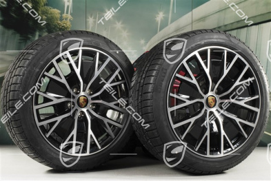 20" Turbo S Aero Design Winterräder Satz, Felgen 9J x 20 ET54 + 11J x 20 ET60, Pirelli Winterreifen 245/45 R20 + 285/40 R20