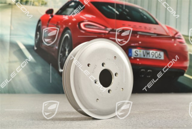 Coolant / water pump pulley 2,9L / 3,0L, 4 screw mount