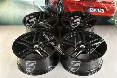 20" Felgensatz "Macan Turbo", 9J x 20 ET 26 + 10J x 20 ET19, BORBET, schwarz seidenmatt