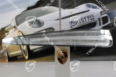 Lampy tylne przezroczyste (białe), komplet (L+R+dodatkowe światło stop), Turbo