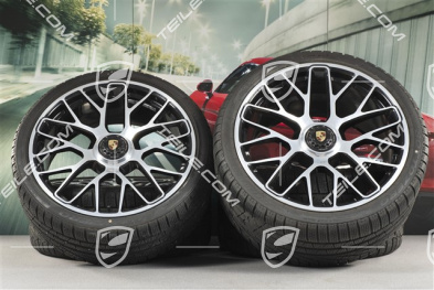 20" Turbo S Koła zimowe komplet do Turbo S, centralnie mocowane, felgi 8,5J x 20 ET51 + 11J x 20 ET59 + opony zimowe Pirelli Sottozero II 245/35 R20+295/30 R20, czujniki ciśnienia