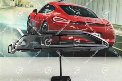 Turbo, Boczna kratka wentylacyjna zderzaka przedniego, dolna, czarny mat, L
