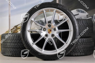20-inch Carrera S (III) winter wheel set, 8,5J x 20 ET51 + 11J x 20 ET70, winter tyres 245/35 ZR20 + 295/30 ZR20, TPMS