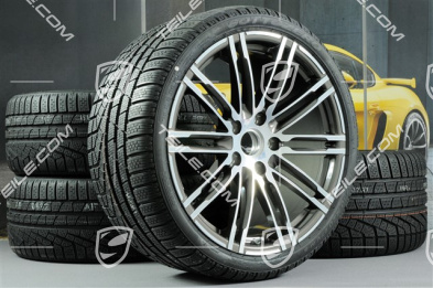 20-inch winter wheels set "Turbo", rims 8,5J x 20 ET51 + 11J x 20 ET56 + Pirelli winter tires 245/35 R20 + 295/30 R20, with TPM