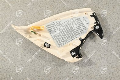 Dashboard trim side cover, Cream, R