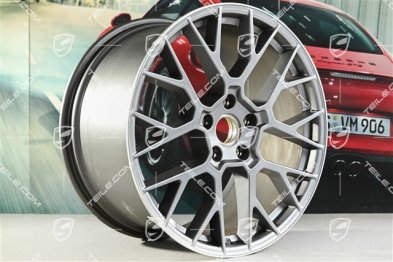 20+21" RS Spyder komplet felg, 8,5J x20 ET50 + 11,5J x 21 ET79, Darksilver