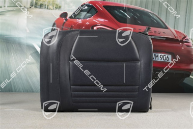 Back seat backrest, Rear, Leatherette, Metropole blue, Convertible, L