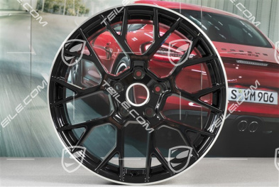 20" RS Spyder Felge, 8,5J x 20 ET53, in Schwarz Hochglanz
