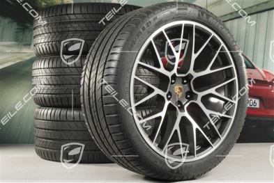 21" RS Spyder Design Sommerräder, Felgen 9,5J x 21 ET27 + 10J x 21 ET19 + NEUE Michelin Sommerreifen 265/40 R21 + 295/35 R21, mit RDK-Sensoren