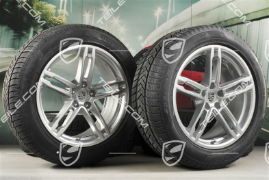 19-inch "Macan Sport" winter wheels set, rims 8,5J x 19 ET21 + 9J x 19 ET21 + NEW Pirelli winter tyres 235/55 R19 + 255/50 R19, with TPMS