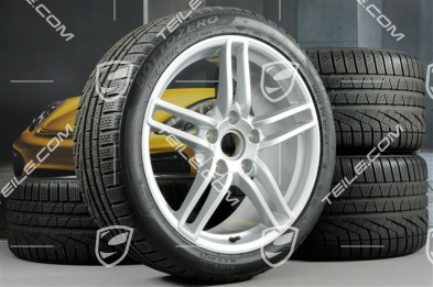 19" Winterräder Satz Carrera, Felgen 8,5J x 19 ET54 + 11J x 19 ET48 + NEUE Winterreifen 235/40 R19 + 295/35 R19, ohne RDK-Sensoren