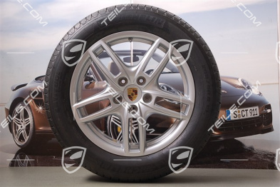 19" Koła letnie Cayenne Turbo, 4x felgi 8,5 J x 19 ET 59 + 4x opony 265/50 R 19 110Y XL, z czujnikami ciśnienia RDK