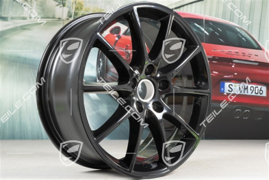 20" Felge Cayenne Design, 9J x 20 ET50,  schwarz hochglanz